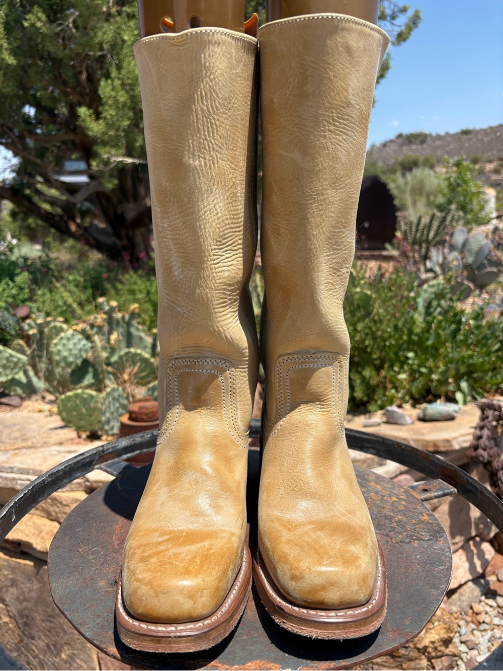 FRYE πΊπΈ Campus 14L Boots Size 7 - Picture 8 of 16